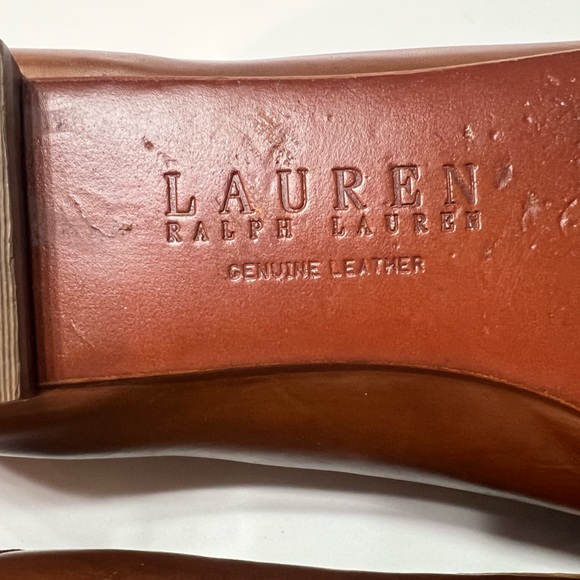 Ralph Lauren Genuine Leather Keeton Upper Loafer - Brown - Picture 4 of 5